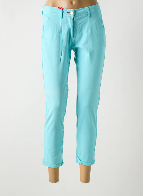 Pantalon 7/8 albastru LA CIBLE ROUGE femeie