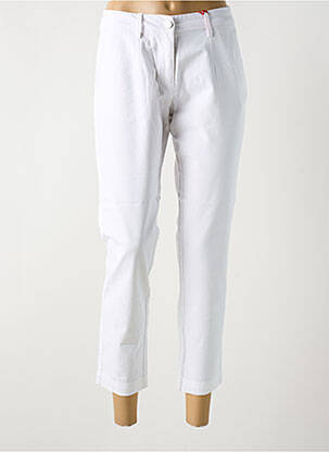 Pantalon 7/8 elasticitate mărime normală alb LA CIBLE ROUGE femeie