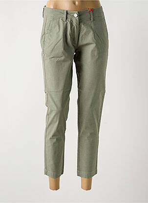 Pantalon 7/8 elasticitate mărime normală verde LA CIBLE ROUGE femeie