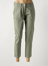 Pantalon 7/8 elasticitate mărime normală verde LA CIBLE ROUGE femme