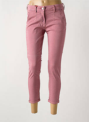 Pantalon 7/8 elasticitate mărime normală roz LA CIBLE ROUGE femeie