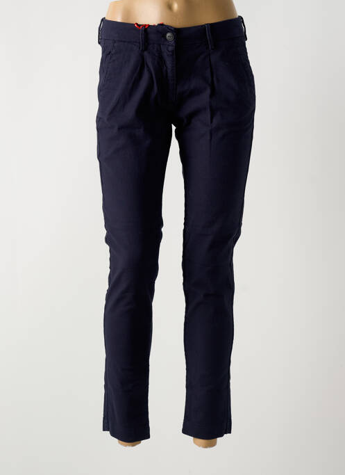 Pantalon chino albastru LA CIBLE ROUGE femeie