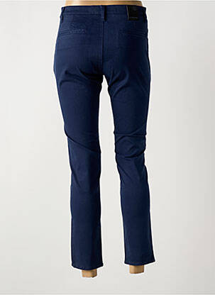 Pantalon slim buzunare albastru LA CIBLE ROUGE femeie