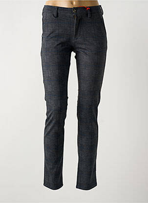 Pantalon chino gri LA CIBLE ROUGE femeie