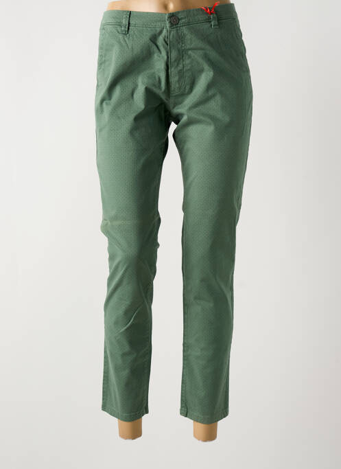 Pantalon chino verde LA CIBLE ROUGE femeie