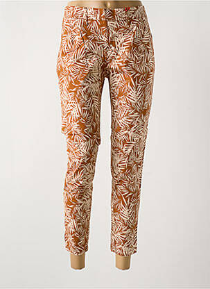 Pantalon chino maro LA CIBLE ROUGE femeie