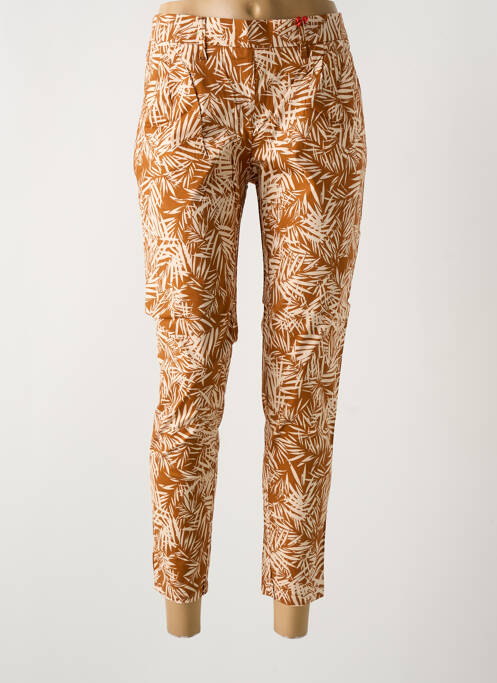 Pantalon chino maro LA CIBLE ROUGE femeie