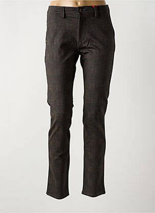 Pantalon chino maro LA CIBLE ROUGE femeie