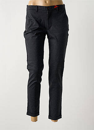 Pantalon 7/8 elasticitate mărime normală negru LA CIBLE ROUGE femeie