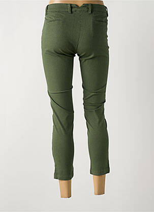 Pantalon 7/8 elasticitate mărime normală verde LA CIBLE ROUGE femeie