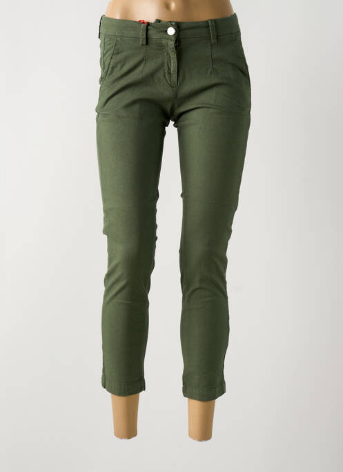 Pantalon 7/8 verde LA CIBLE ROUGE femeie