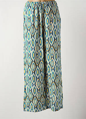 Pantalon larg albastru LA CIBLE ROUGE femeie