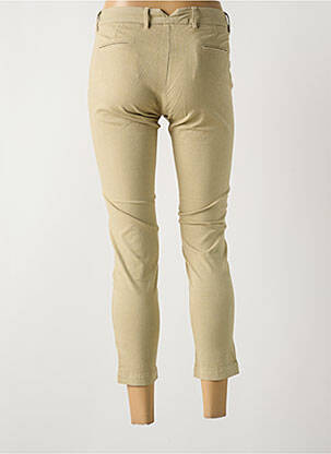 Pantalon 7/8 elasticitate mărime normală bej LA CIBLE ROUGE femeie