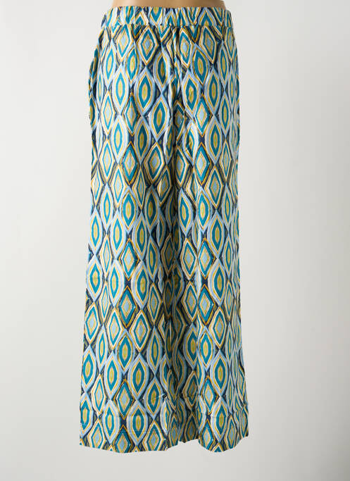 Pantalon larg albastru LA CIBLE ROUGE femeie