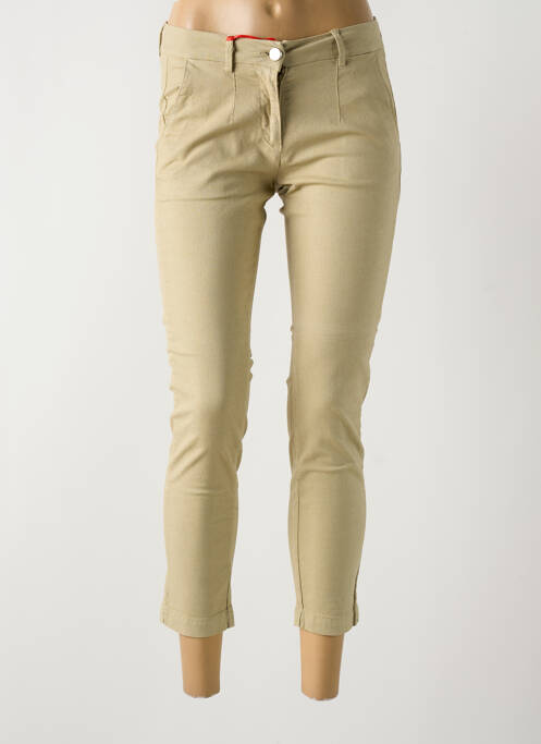 Pantalon 7/8 bej LA CIBLE ROUGE femeie