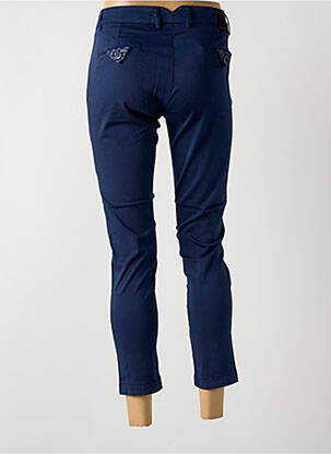 Pantalon 7/8 elasticitate mărime normală albastru LA CIBLE ROUGE femeie