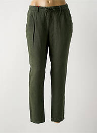 Pantalon chino mărime normală mărime normală verde LA CIBLE ROUGE femme