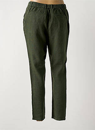 Pantalon chino mărime normală mărime normală verde LA CIBLE ROUGE femeie