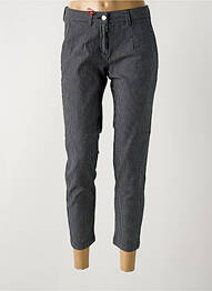 Pantalon 7/8 elasticitate mărime normală albastru LA CIBLE ROUGE femme