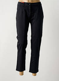 Pantalon 7/8 închidere cu fermoar sub clapetă cu nasturi negru LA CIBLE ROUGE femme