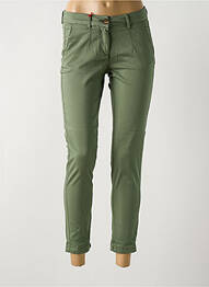 Pantalon 7/8 elasticitate mărime normală verde LA CIBLE ROUGE femme