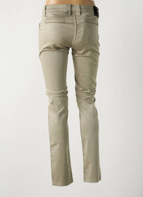 Pantalon slim verde LA CIBLE ROUGE femeie