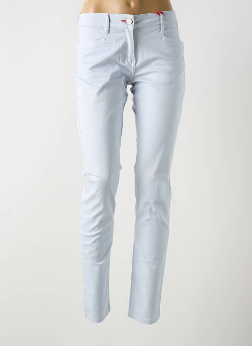 Pantalon slim albastru LA CIBLE ROUGE femeie