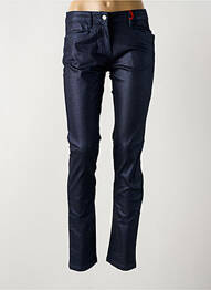 Pantalon slim elasticitate mărime normală albastru LA CIBLE ROUGE femme