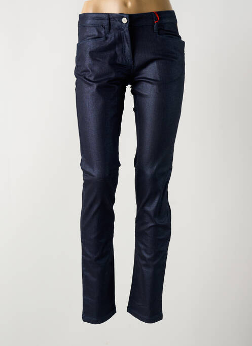 Pantalon slim albastru LA CIBLE ROUGE femeie