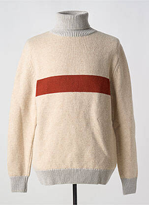 Pulover cu guler înalt bej OLOW bărbat