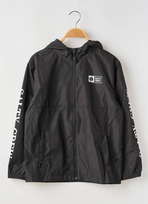Jachetă vânt negru SALTY CREW băiat