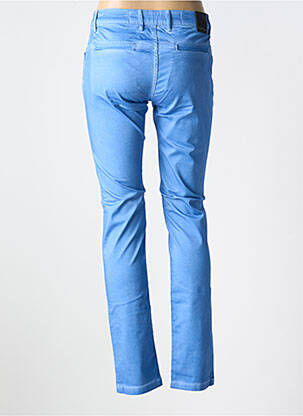 Pantalon slim buzunare albastru LA CIBLE ROUGE femeie