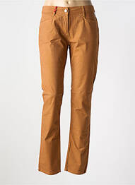 Pantalon slim buzunare portocaliu LA CIBLE ROUGE femme