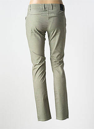 Pantalon slim buzunare verde LA CIBLE ROUGE femeie