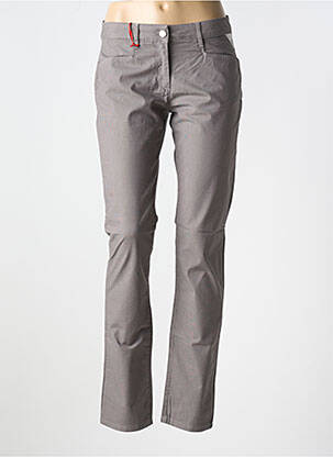 Pantalon slim buzunare gri LA CIBLE ROUGE femeie