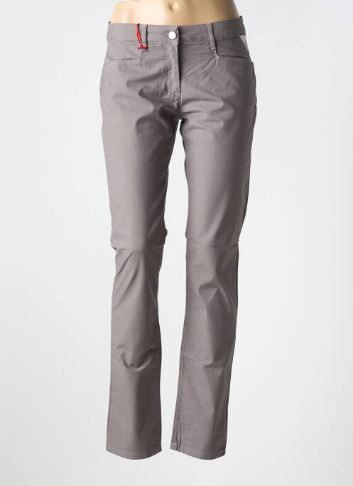 Pantalon slim gri LA CIBLE ROUGE femeie