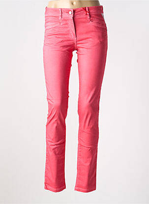 Pantalon slim buzunare roz LA CIBLE ROUGE femeie
