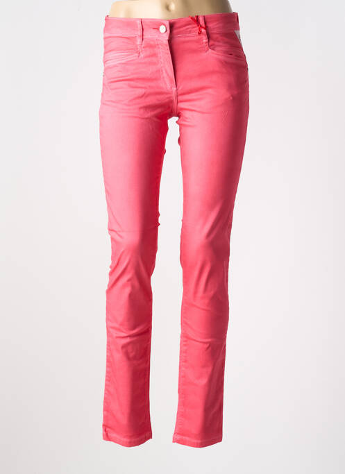 Pantalon slim roz LA CIBLE ROUGE femeie