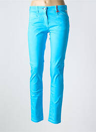 Pantalon slim buzunare albastru LA CIBLE ROUGE femme