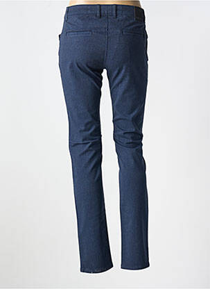 Pantalon slim buzunare albastru LA CIBLE ROUGE femeie