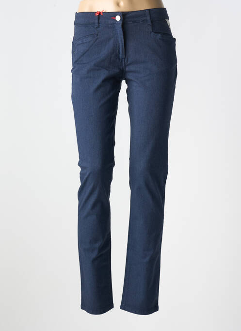 Pantalon slim albastru LA CIBLE ROUGE femeie