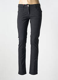 Pantalon slim buzunare negru LA CIBLE ROUGE femme
