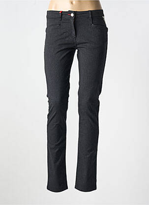 Pantalon slim negru LA CIBLE ROUGE femeie