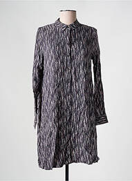 Rochie scurtă mâneci lungi mâneci lungi gri YERSE femme