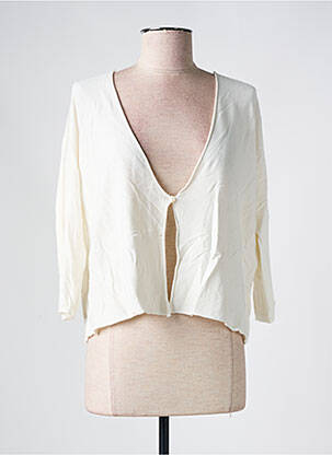 Vestă cu mâneci lungi alb LA FEE MARABOUTEE femeie