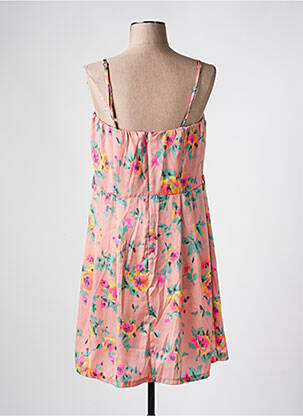 Rochie midi imprimeu floral roz LA FEE MARABOUTEE femeie