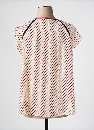 Tricou croială dreaptă mâneci scurte roșu MAISON SCOTCH femeie