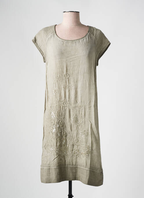 Rochie midi verde LA FEE MARABOUTEE femeie