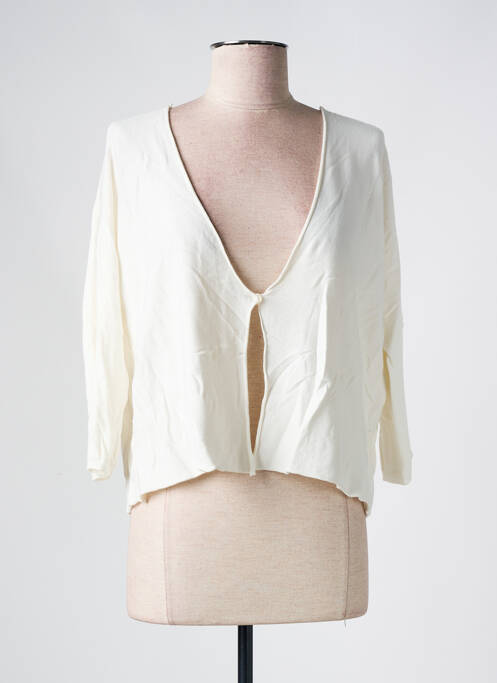 Vestă cu mâneci lungi alb LA FEE MARABOUTEE femeie