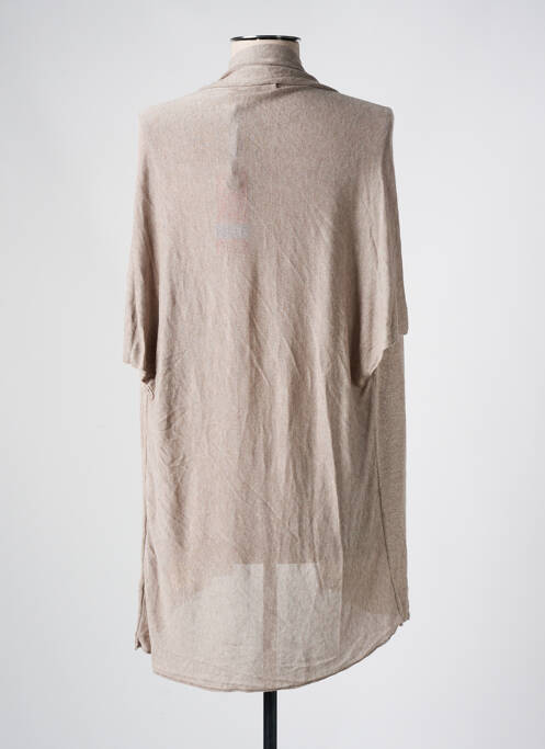 Vestă cu mâneci scurte bej LA FEE MARABOUTEE femeie